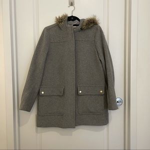 J. Crew Factory Vail Parka, Gray